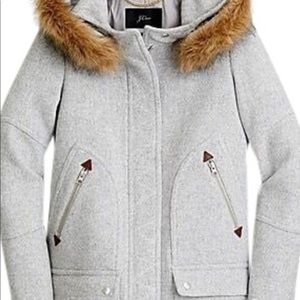 J.Crew Chateau Parka in Italian Stadium-Cloth wool
